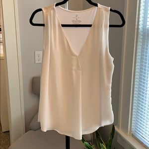 White Blouse Tank New York and Company Blouse Tank